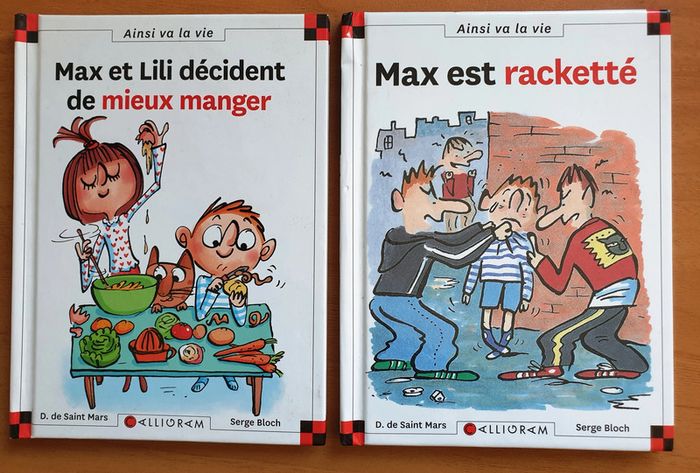 2 Livres - collection Max et Lili
