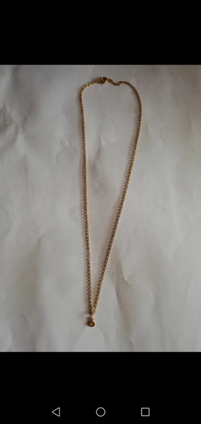 Magnifique collier vintage avec pendentif en or - photo numéro 2