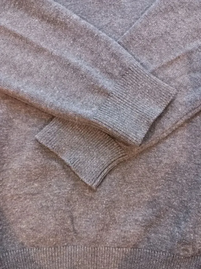 Pull gris chiné taille 4 ans - photo numéro 3