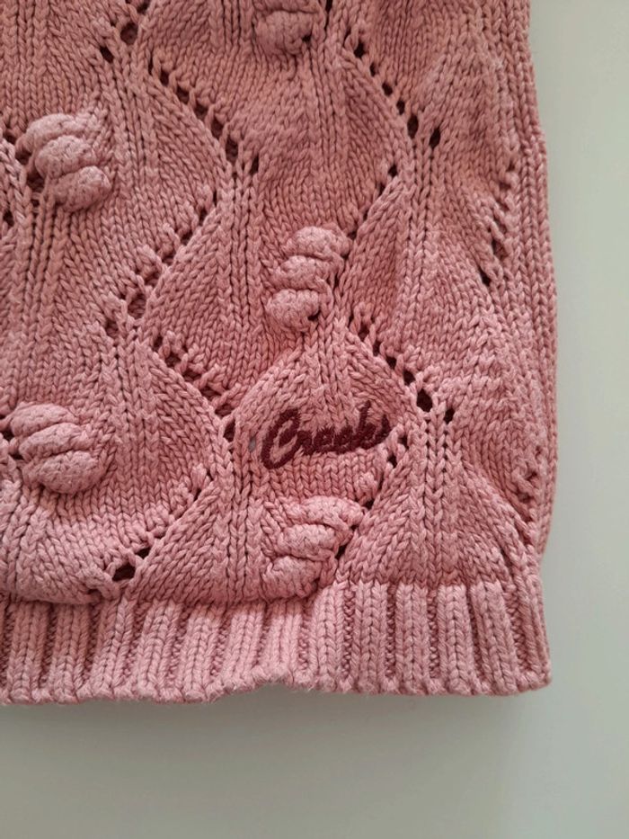 Lot 2 gilets manches longues maille 6 mois - photo numéro 6