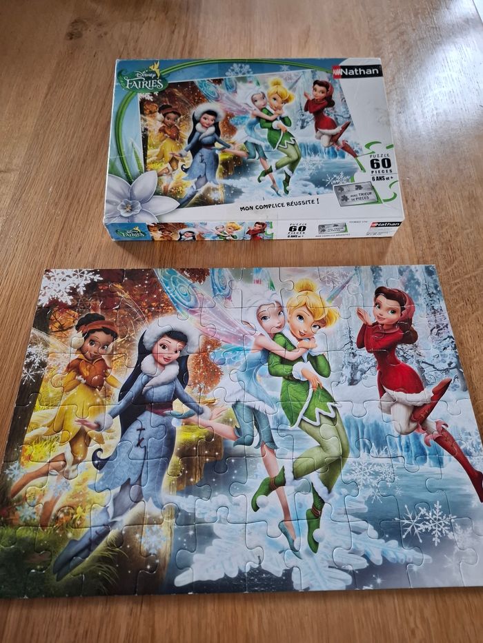Lot de 2 puzzles la fée clochette - photo numéro 2