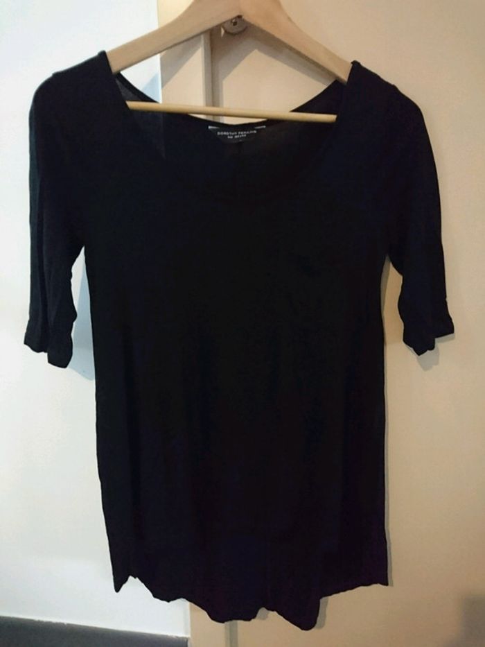 Blouse manches 3/4 noire Dorothy Perkins