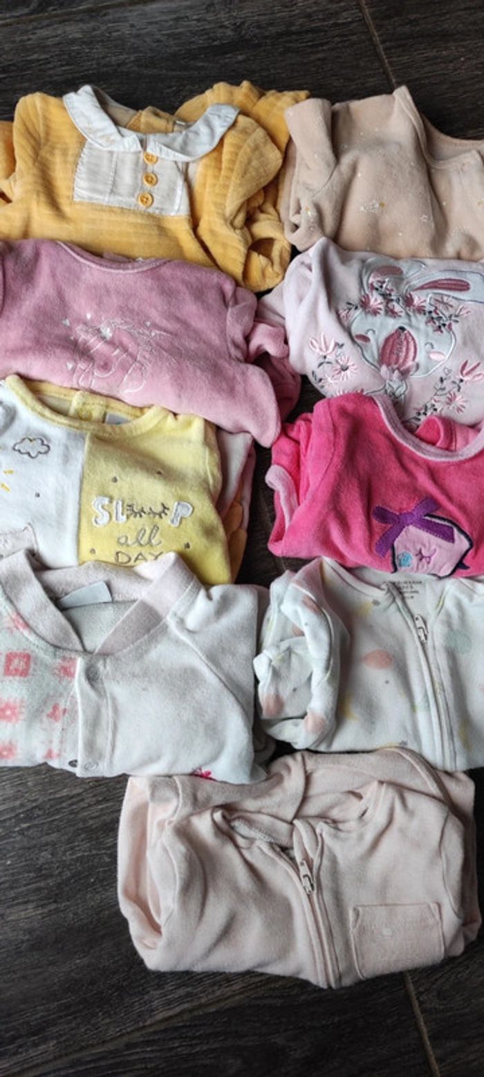 Lot pyjamas fille 3 mois - photo numéro 2