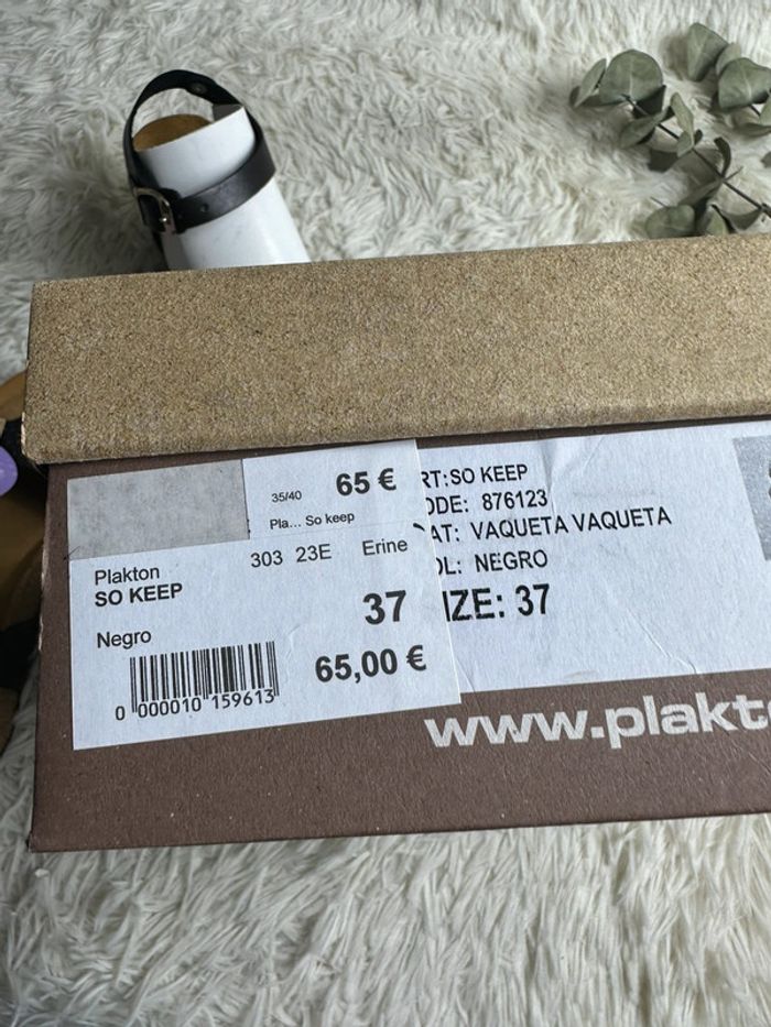 Paire de sandales compensées Plakton taille 37 - photo numéro 8