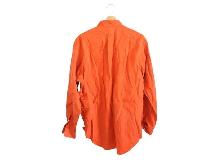 C60 chemise orange Ralph Lauren L - photo numéro 2
