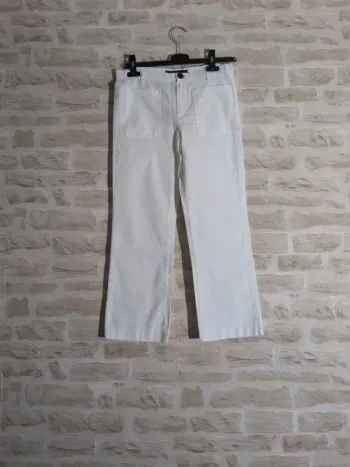 Pantalon Mango Blanc - Taille 36 - Super léger - Neuf avec étiquette