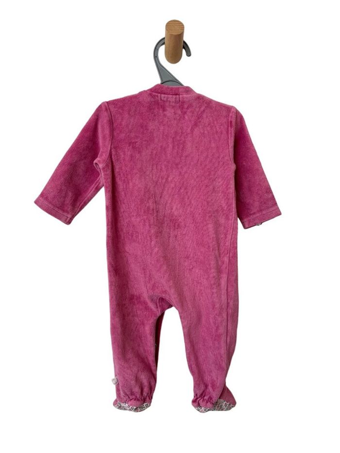 Pyjama velours rose - Noukie's 6 mois (68cm) - photo numéro 4