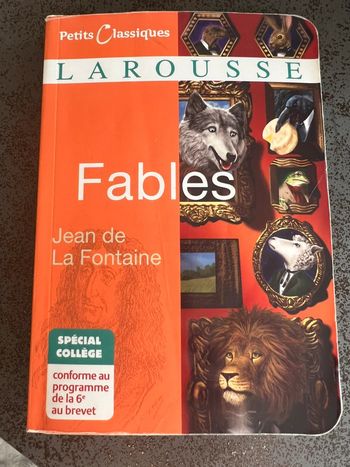 Fables jean de la Fontaine