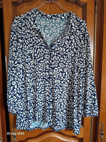 Chemise fleurie femme