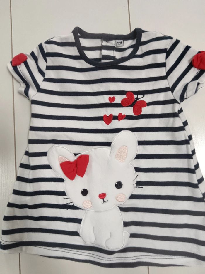 T shirt marinière fille