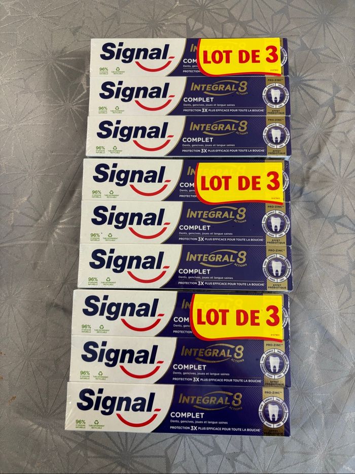 Dentifrice signal complet