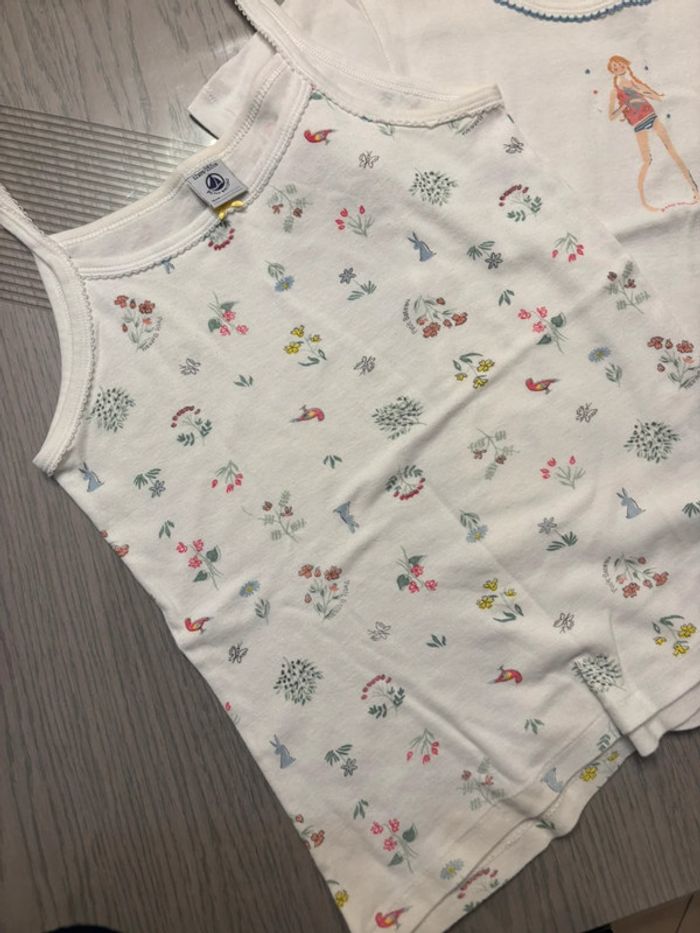 2 maillots de corps fille petit bateau 12 ans - photo numéro 2