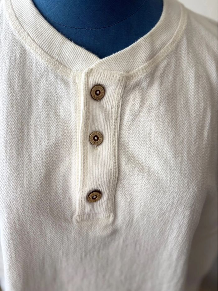 Haut blanc matière coton - 100% coton - blanc - taille XXL/44 - en très bon état - photo numéro 4