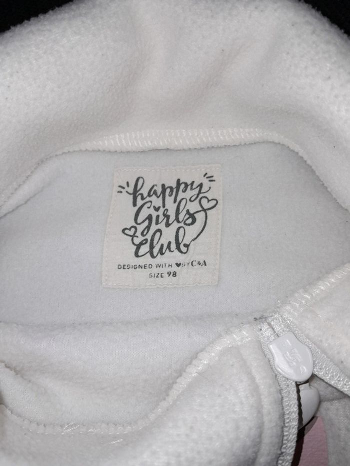Pull beige petit chat, col zippé - photo numéro 3