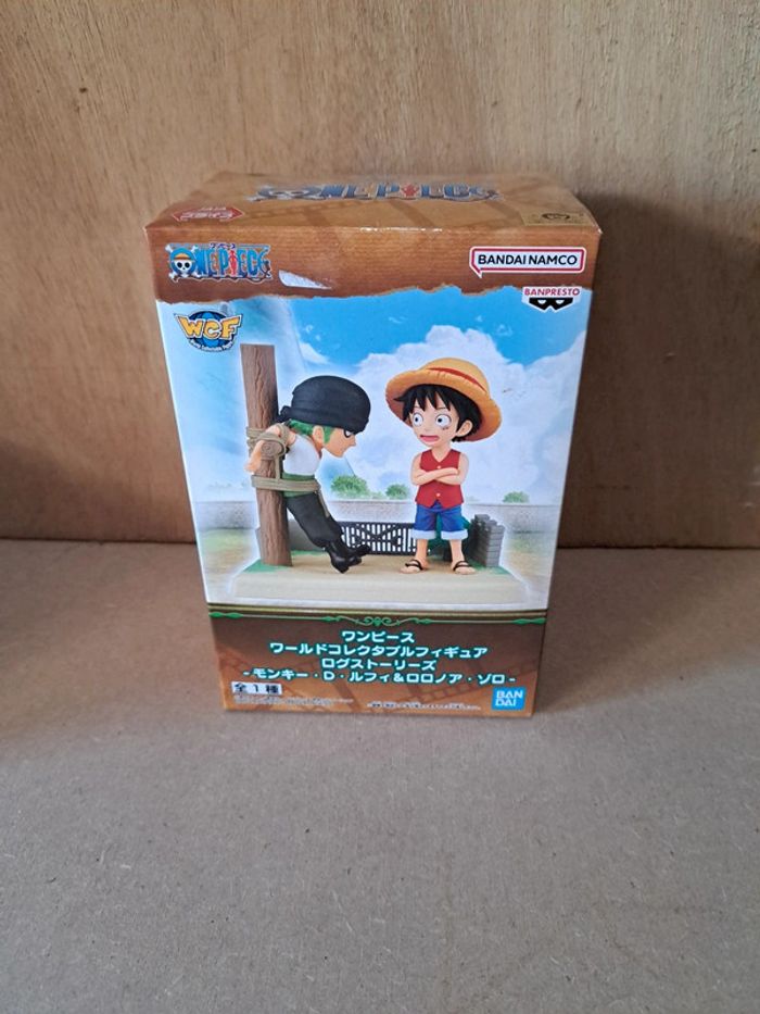 Luffy et zoro figurine one piece banpresto