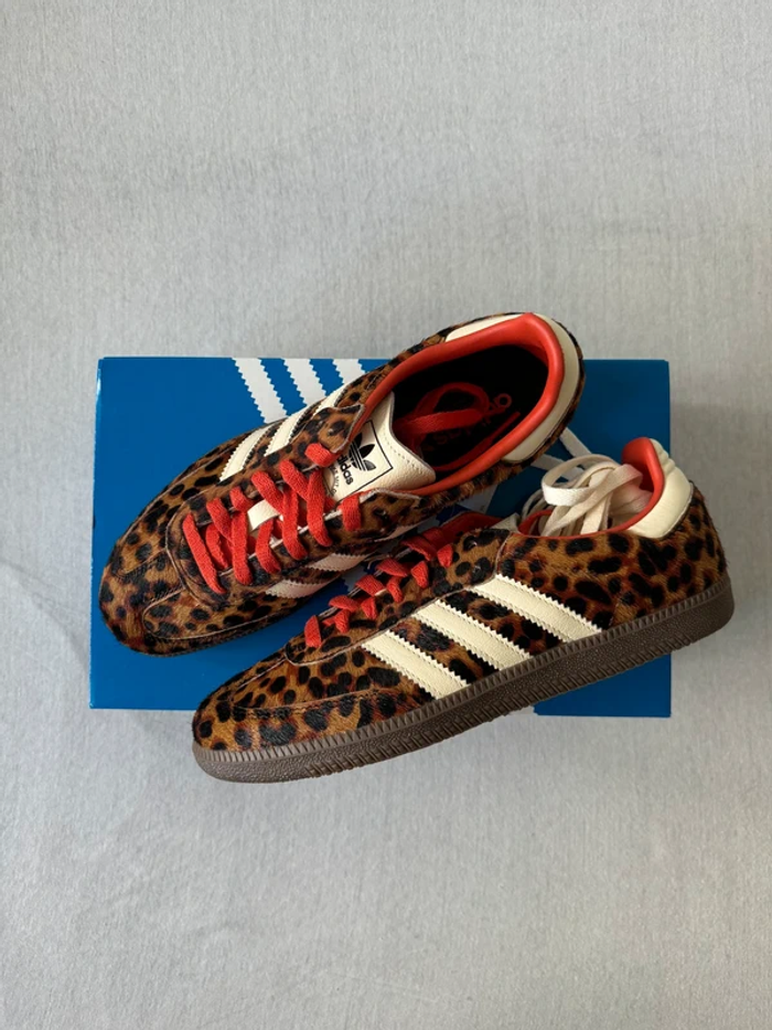 Adidas Samba Preloved Léopard Rouge 36 - photo numéro 2