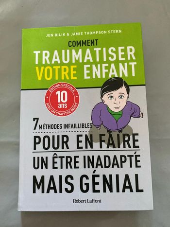 Livre humour traumatiser votre enfant