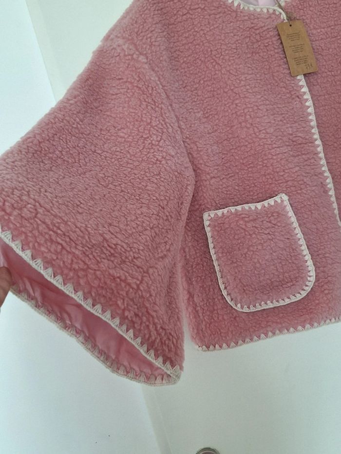 🌟 Manteau Veste rose J&L Paris taille unique 🌟 - photo numéro 3