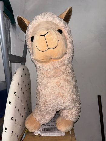 Grande peluche lama
