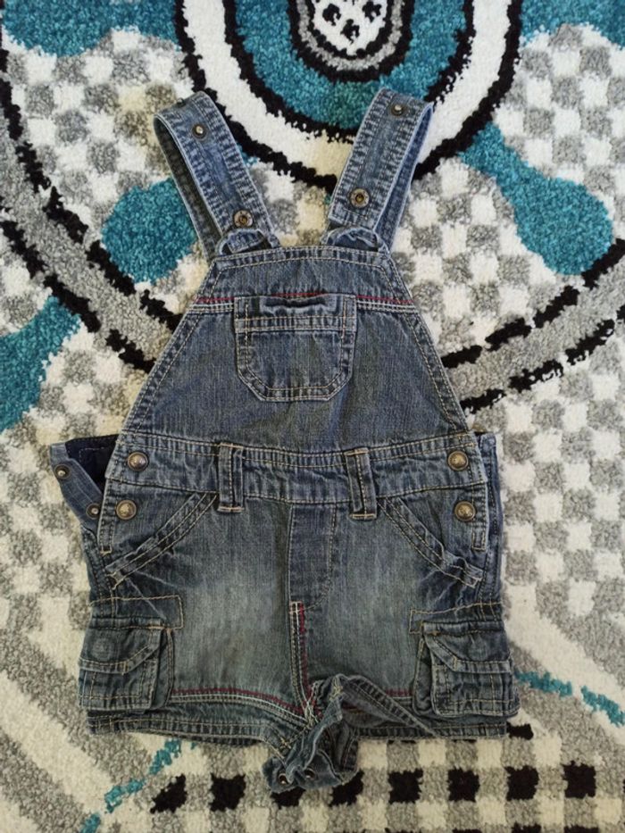 Salopette short en jean légère NEUVE - 6 mois