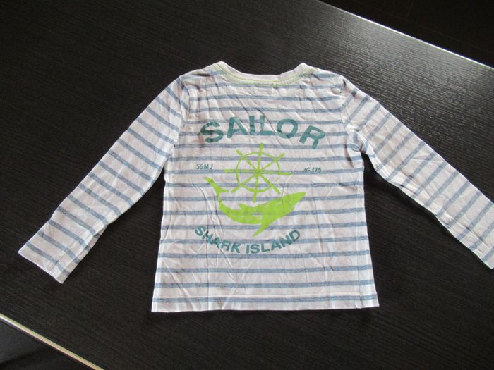 Tee-shirt manches longues garçon 4 ans Sergent Major - photo numéro 3