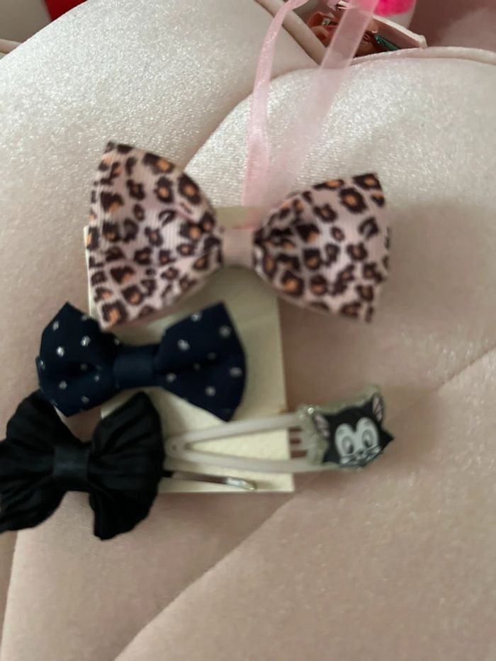 Lot barrettes noeud - photo numéro 2