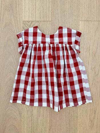 Robe à carreaux 6 mois