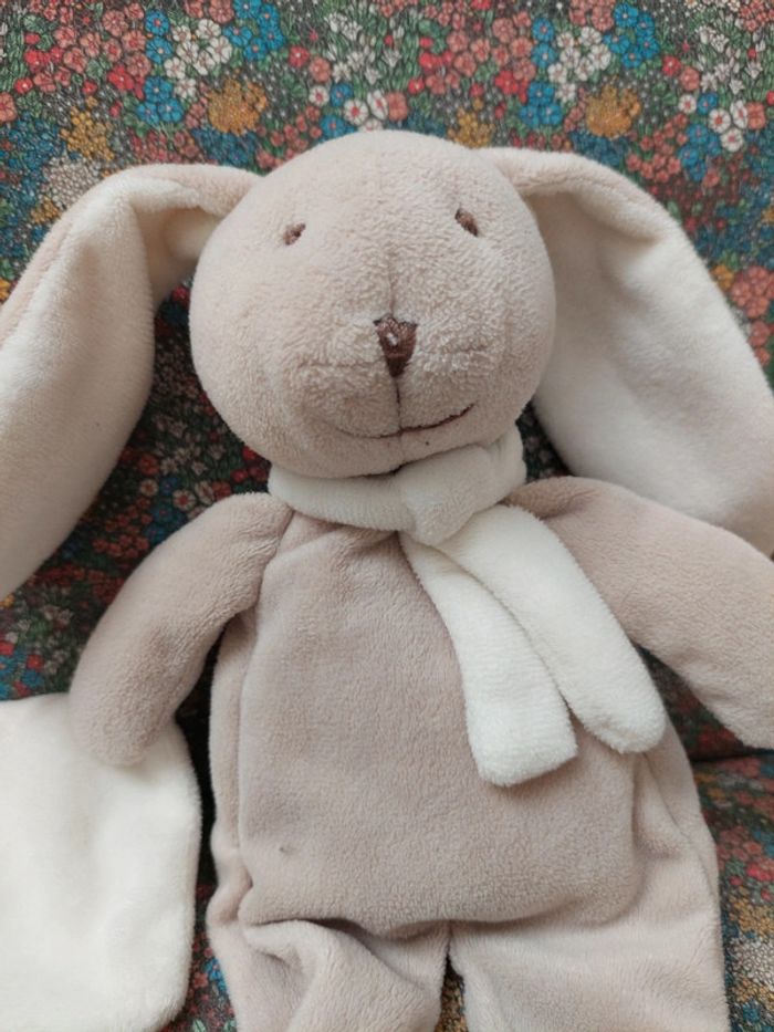 #3 peluche doudou lapin layette Baby Nat' - photo numéro 2
