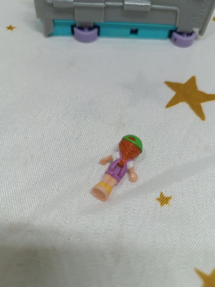 1996 Polly pocket bluebird flower fleur camion bleu on go fleuriste café cafe vintage mini miniature - photo numéro 17