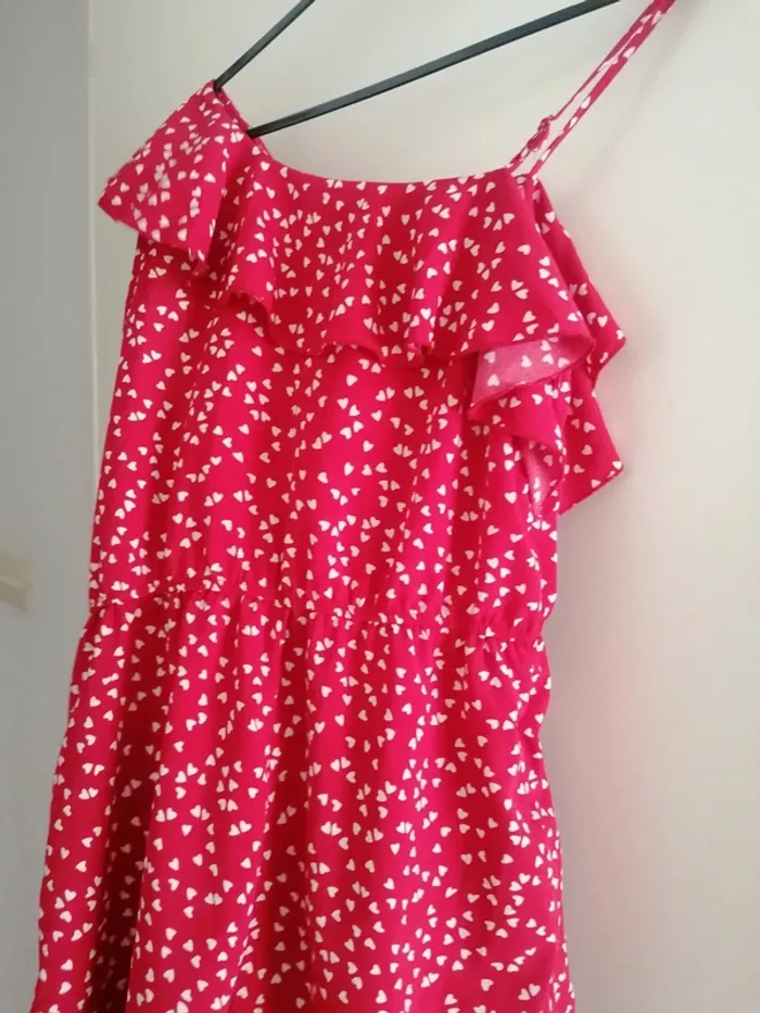 Combi short motif cœur fille taille 11-12ans - photo numéro 8