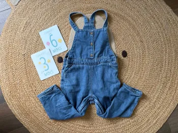 Salopette jeans bleu TAO tape à l’œil 36 mois 3 ans