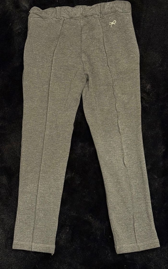 Lot 6 ans : pantalon Lili Gaufrette gris chiné + T-shirt manches longues moutarde Tissaia - photo numéro 3
