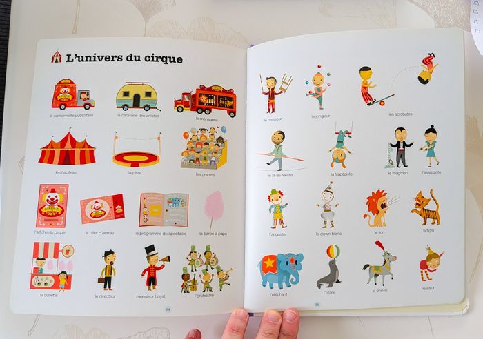 Livre jeunesse le cirque - photo numéro 4