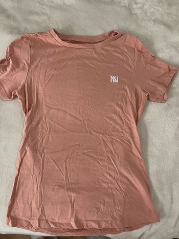t-shirt rose pale dorotennis