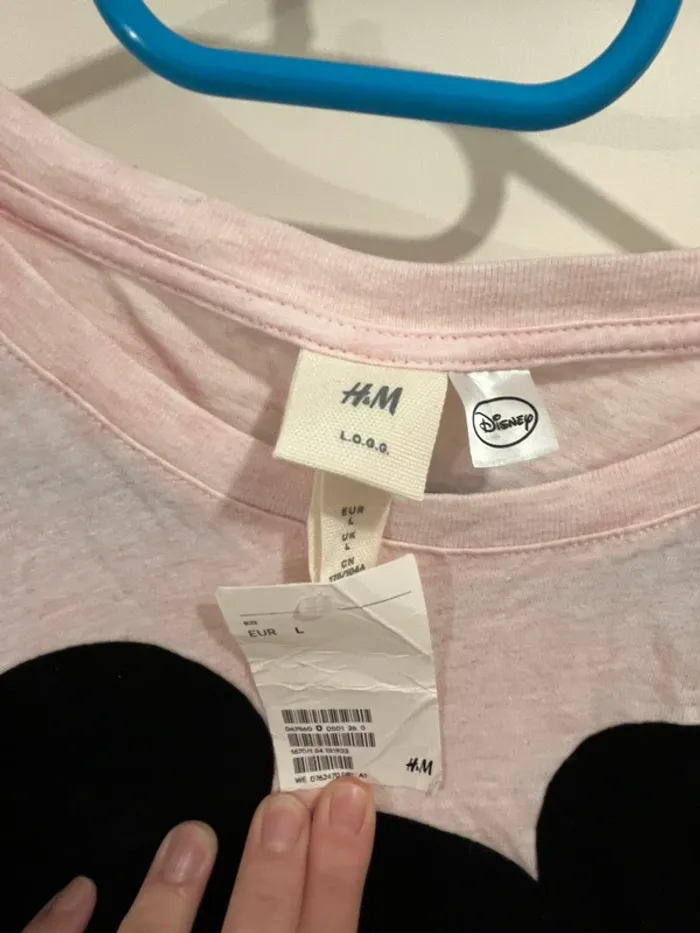 T shirt h&m mickey taille L neuf - photo numéro 2