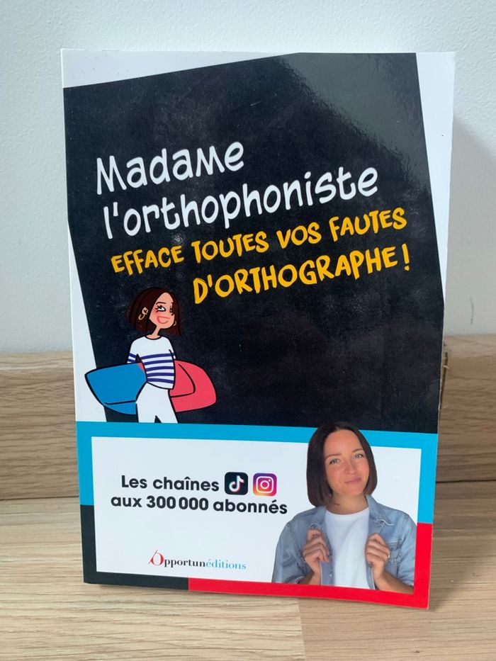 Livre: Madame l'orthophoniste efface toutes vos fautes d'orthographe