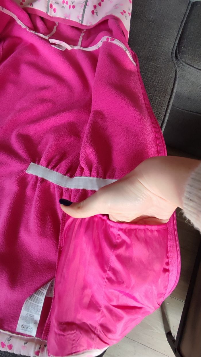 Veste coupe-vent cerises fille Little Kids - photo numéro 5