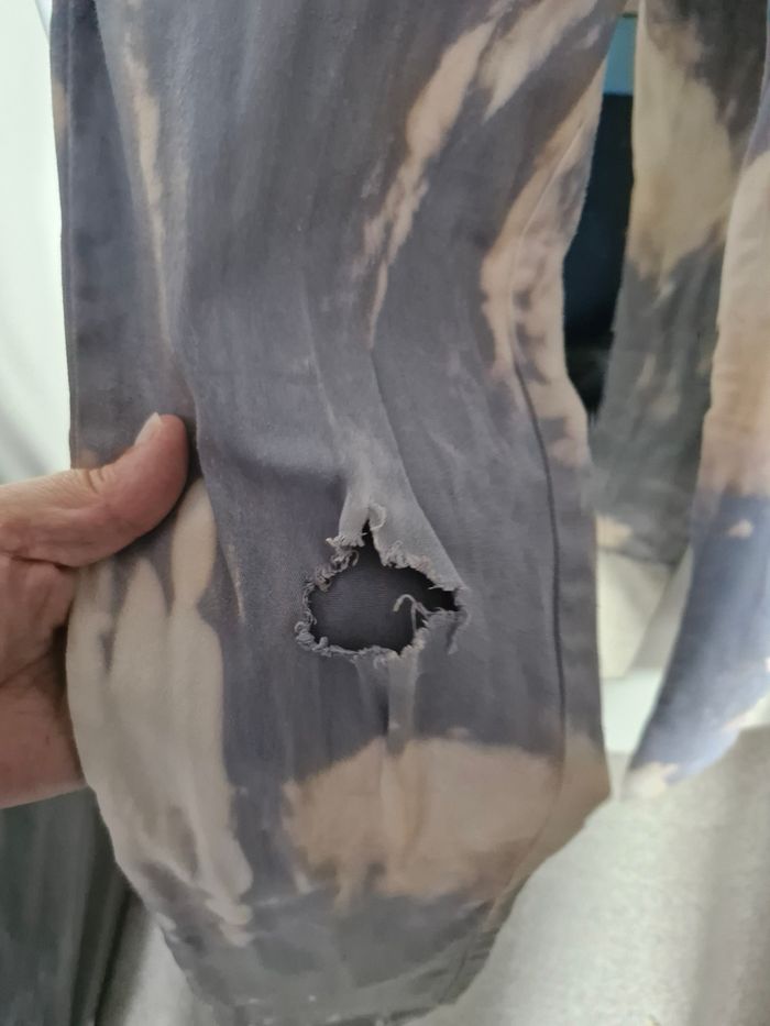 Joli jean Tie&Dye slim taille basse - photo numéro 4
