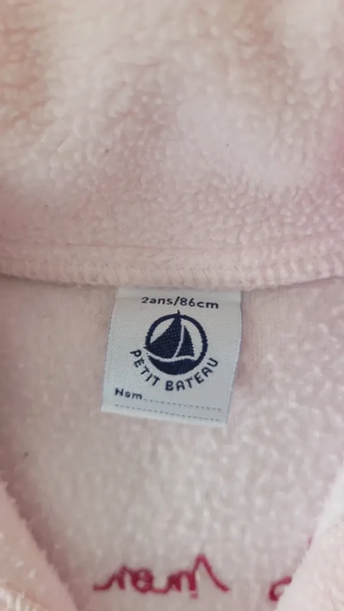 Peignoir fille petit bateau 2 ans - photo numéro 3