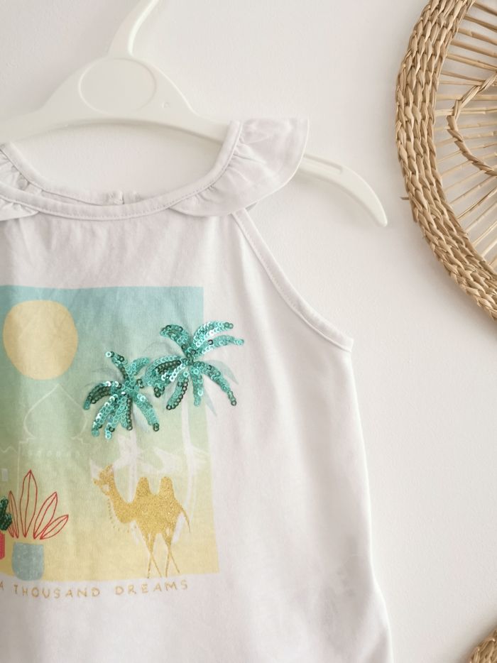 Top débardeur à sequins et paillettes Gémo 4 Ans - photo numéro 4