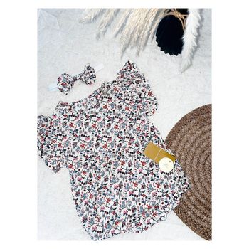 Barboteuse liberty avec son bandeau