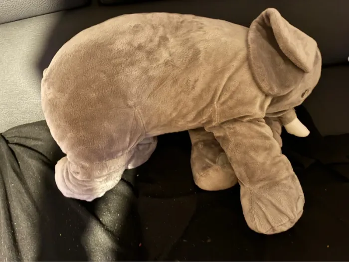 Coussin éléphant - Coussin peluche géant pour enfant en forme d'éléphant mikamax