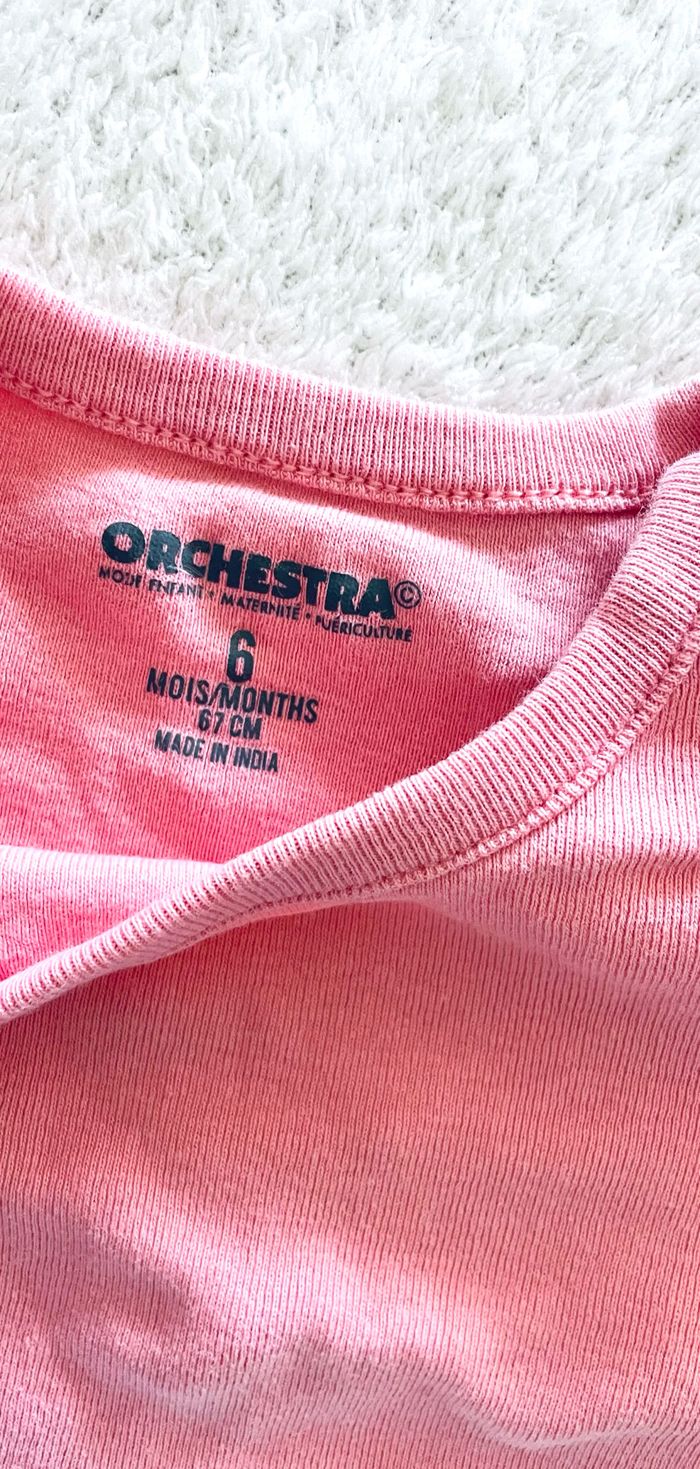 lot de 7 body manches courtes « Orchestra » Taille 6 mois - photo numéro 8