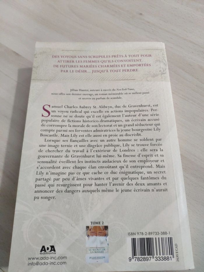 Livre grand format Jillian Hunter la tentation d'un duc amours nuptiales - photo numéro 7
