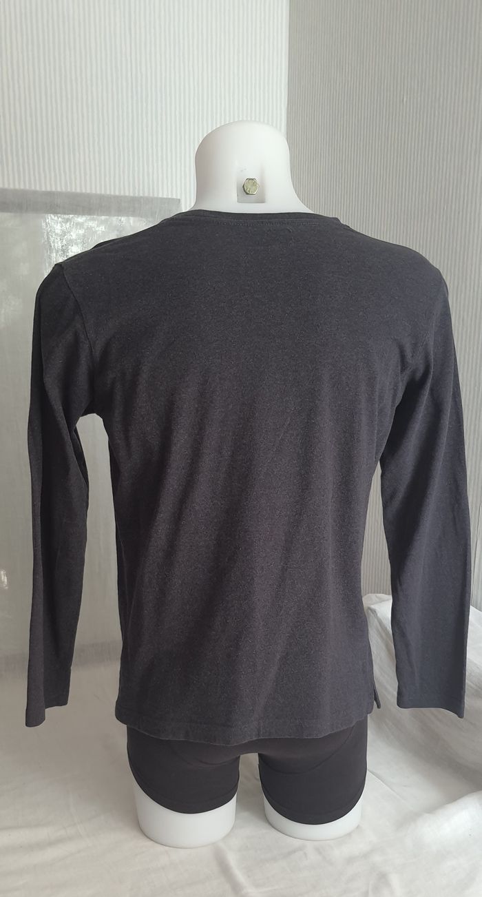 Tee-shirt homme gris "Olly Gan" taille XL - photo numéro 4