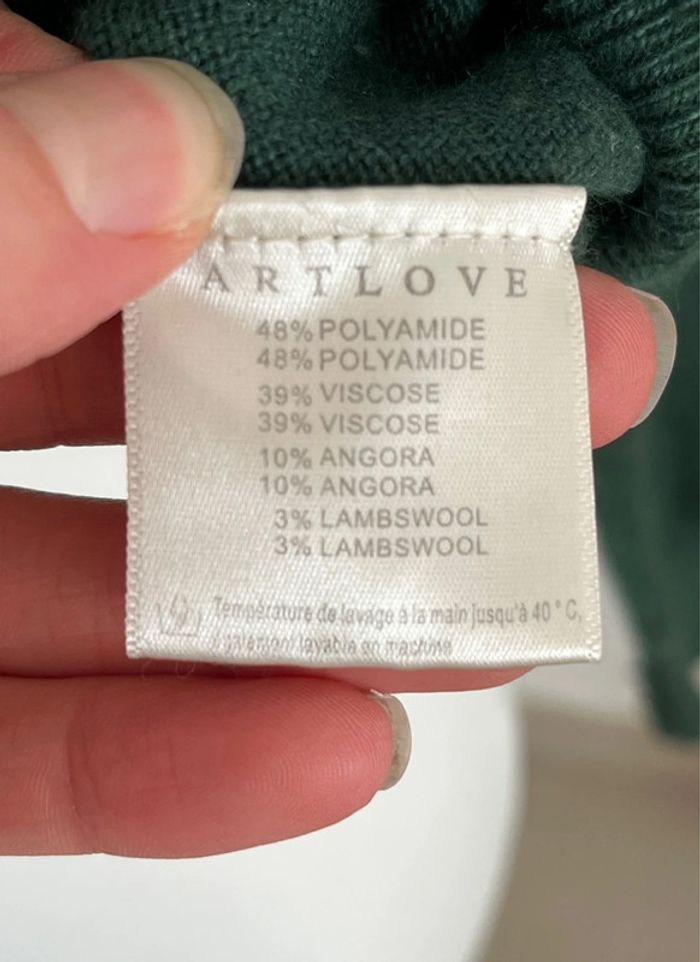 Pull vert foncé ArtLove - photo numéro 7