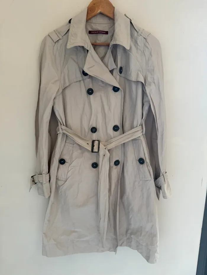Trench imperméable beige Comptoir des cotonniers