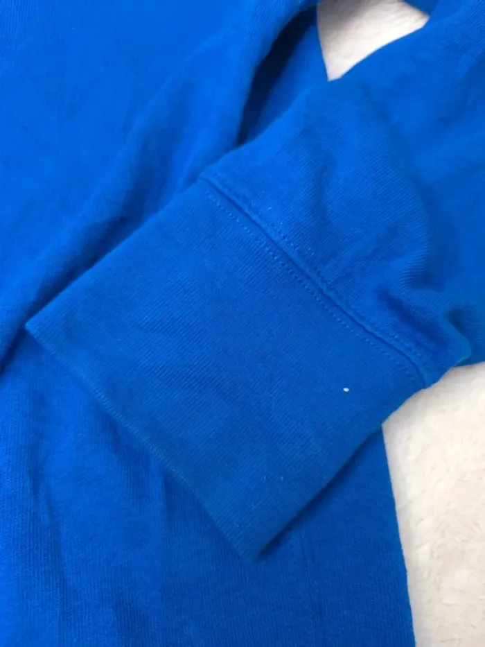 Sweat a capuche Polo Ralph Lauren Homme bleu logo rouge taille M - photo numéro 8