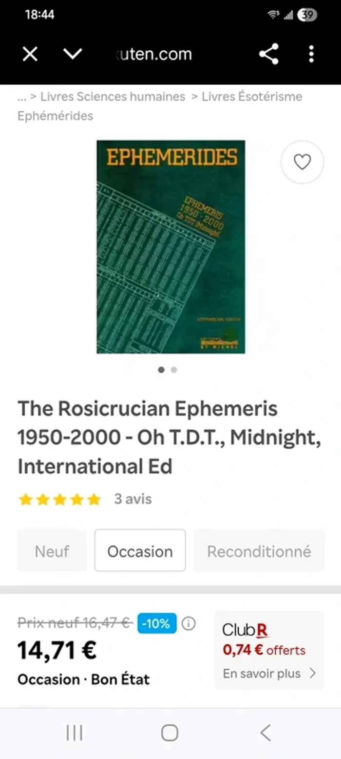 Ephemeride. The Rosicaucian. Astrologie - photo numéro 6