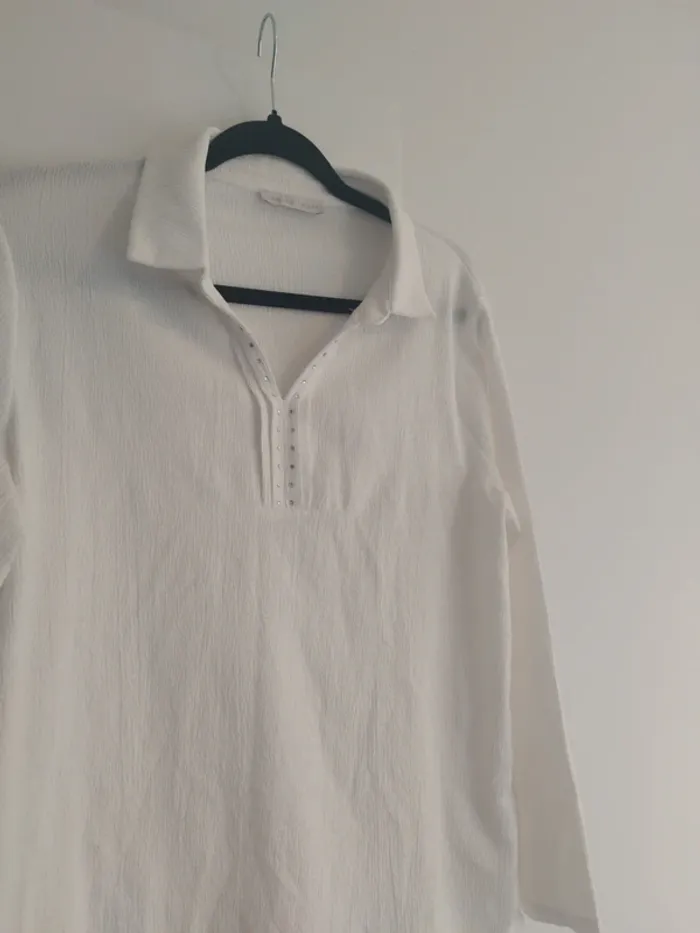 Blouse blanche "Armand Thiery" - T2 - photo numéro 5